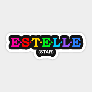 Estelle  - Star. Sticker